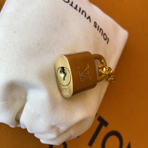 Authentic Louis Vuitton Lock. on a chain. - Picture 8 of 9